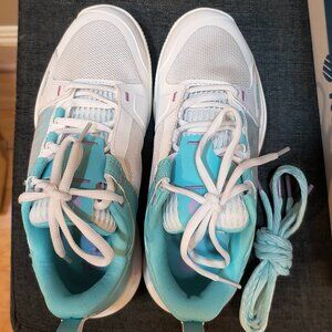 K-Swiss Women's Ultrashot Team Tennis Pickleball Shoes Size‎ 7, White/Blue New